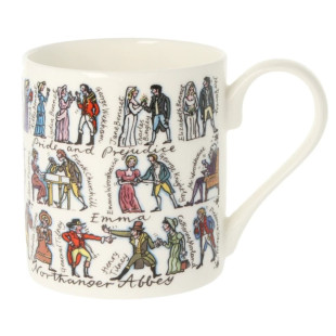 预定 英国作家简奥斯汀作品人物马克杯陶瓷 西敏寺威斯敏斯特教堂