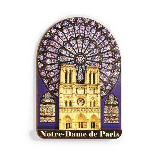 法国巴黎圣母院圣母院玫瑰花