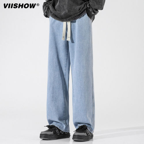 VIISHOW牛仔裤男春秋潮牌