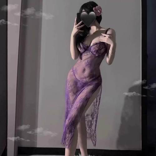 趣味睡衣情感蕾丝网纱纯欲睡裙