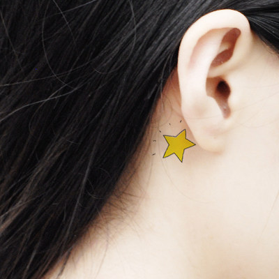 Miss exaggerated originality Waterproof tattoos Sticker Little Star Little fresh ideas TATOO Tattoos Tattooin the Makeup/Perfume/Beauty tools , Body painting  category - from Buy2taobao.com to provide professional Taobao agent buy service