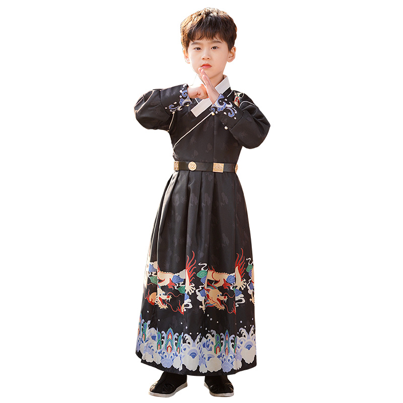 2023汉服雪舞恋人中国风
