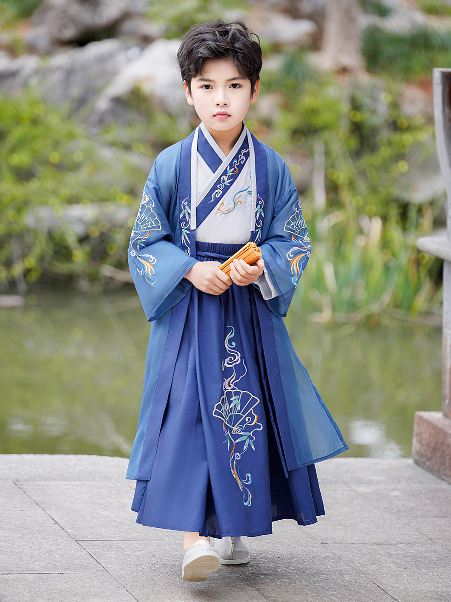雪舞恋人春秋款男童汉服