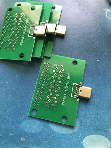 正反插Type-C母头测试板乐视数据线测试板 typec2.0 3.0 31测试板