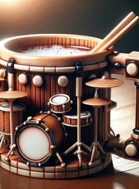 跨境新品乐器咖啡杯创意马克杯树脂装饰品奇妙有趣的馈赠完美礼物