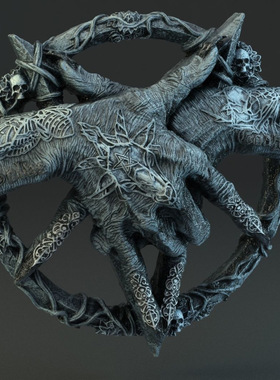 跨境新品恶魔之手挂件树脂工艺品