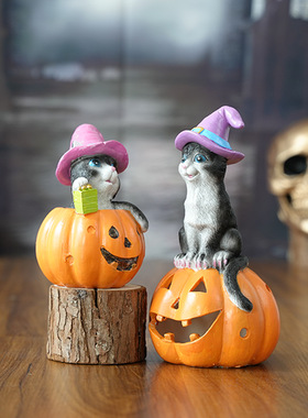 新品万圣节氛围南瓜乖巧小猫迷