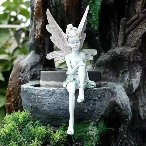 多图勒克仙女雕像童话花园可爱