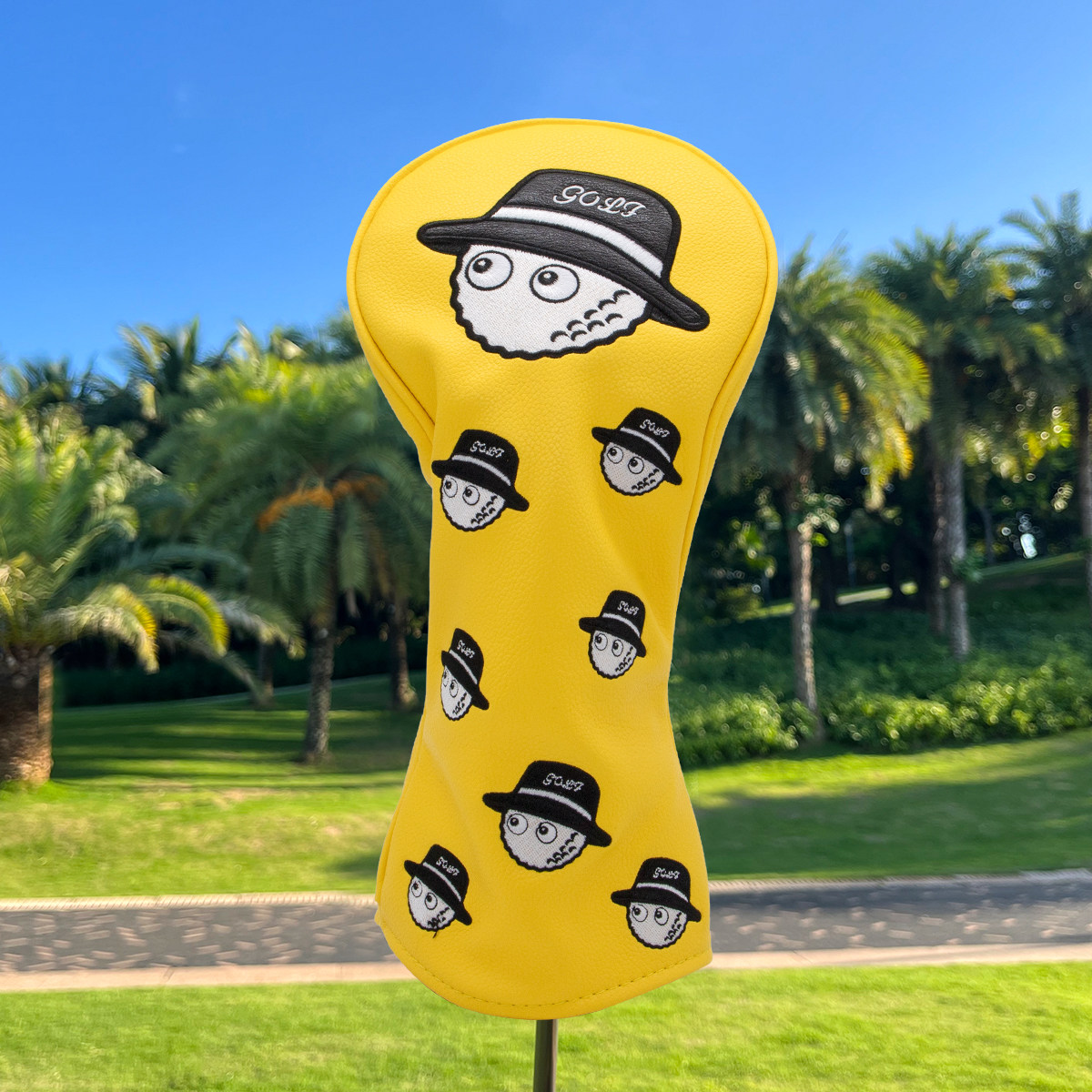 新款日韩高尔夫杆套木杆套杆头套球杆保护套帽套半圆推杆套球头套