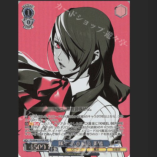 WS 黑白双翼 女神异闻录3R PER 隊員No.0 桐条 美鶴
