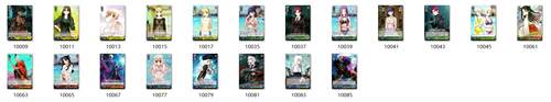 Fate/hollowataraxiaC闪卡集合
