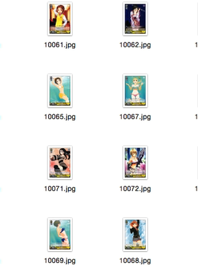 WS 黑白双翼 卡牌 SGS  黄色C卡