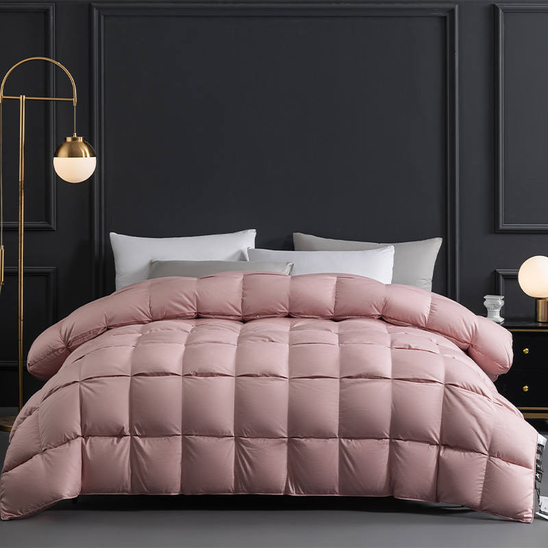 手挑级白鹅绒被子被芯贵族羽绒被95鹅绒朵朵绒吊绒双人被四季保暖