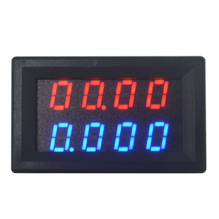 直流4位LED数字电压电流表双显表DC0-200V 2A/50A/100A/200含专票