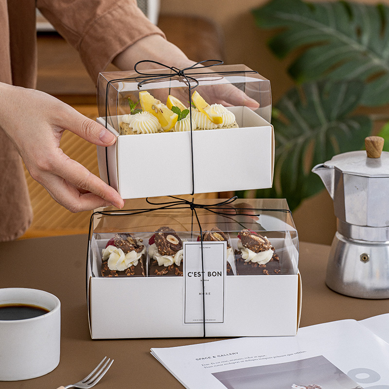 蛋糕卷包装盒甜点打包盒