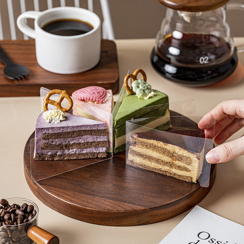 透明围边半圆小三角慕斯硬围边