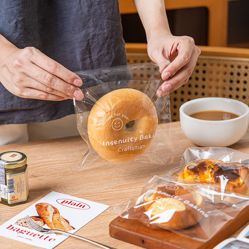 面包包装袋贝果欧包自封袋