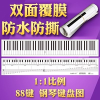 Портативное пианино для начинающих, клавиатура, практика, 88 клавиш, масштаб 1:1
