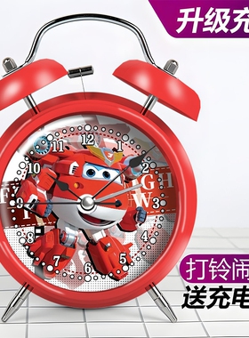 超级飞侠闹钟2026新款乐迪电子时钟儿童闹铃摆件学生专用起床神器