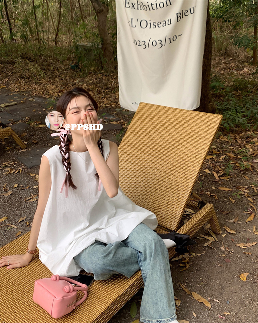 蓬蓬裙小个子纯色甜美A摆宽松