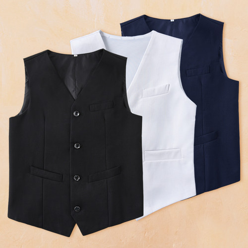 儿童礼服马甲主持人钢琴演出服