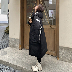 【新款】冬装中长款重工羽绒棉撞色棉服P210K298图片
