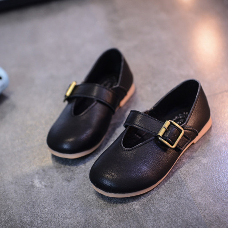 Chaussures enfants en autre ronde suture de voiture pour printemps - semelle tendon - Ref 1002883 Image 4