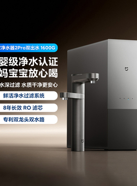 小米米家净水器2Pro1600G双出水
