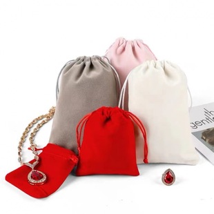 绒布大小包包防尘袋鞋皮包收纳袋旅行衣服内衣包装束口袋