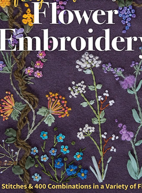 718「英文」Foolproof Flower Embroiderv 80款绣花针盒针迹绣花