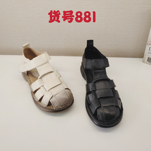 新款 881 龙帝欧正品 2025夏季 妈妈鞋 罗马凉鞋 女凉鞋 女鞋 时尚