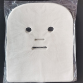 美容院韩式 皮肤管理纱布面膜纱布块薄款 无孔底膜棉纱布趴脸巾洞巾