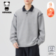 加绒加厚高级感上衣GH HiPanda你好熊猫秋冬季 男士 长袖 新款 POLO衫