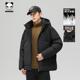 Hipanda你好熊猫潮牌连帽防风羽绒服男加厚外套2025年冬季 新款