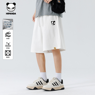 五分裤 Hipanda你好熊猫痞帅美式 新款 男2025夏季 宽松街头宽松短裤