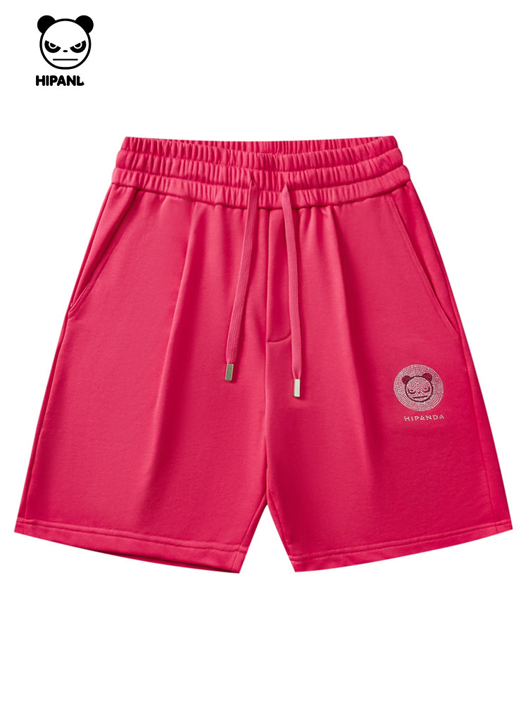 HIPANDA HELLO PANDA SIMPLE HOT DIAMOND CRAFT TRENDY BRAND SHORTS 2024 SUMMER NEW MENS LOOSE PANTS