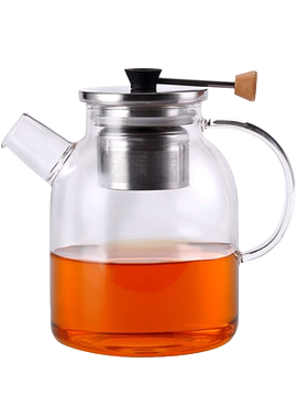 加厚耐热全玻璃大容量烧水煮茶壶