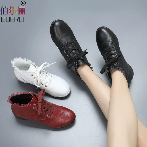 Обувь, летние танцующие туфли, из натуральной кожи, мягкая подошва