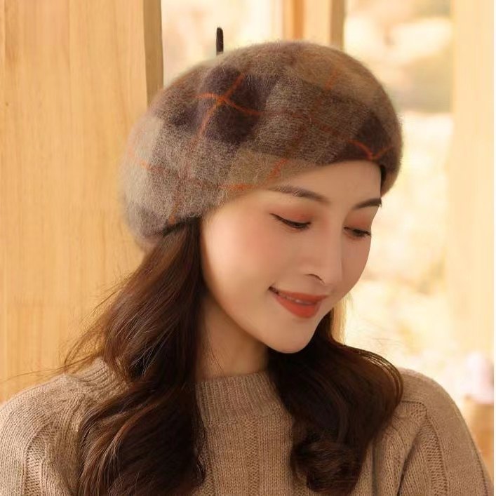 新款细羊毛贝雷帽女秋冬显脸小复古百搭画家帽韩版网红保暖南瓜帽,服饰配件/皮带/帽子/围巾,帽子,淘宝优惠券,粉丝福利购,淘宝优惠卷