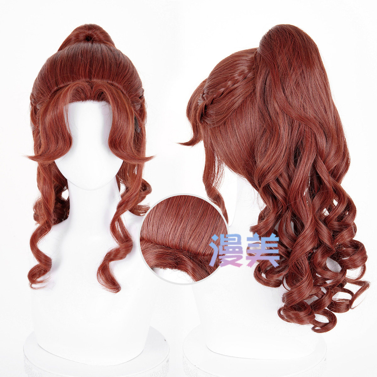 thumbnail for Manmei Fifth Personality Archer Limited Gold Cos Wig Styling Half Tie Hair Body + Tiger Mouth Clamp Ponytail