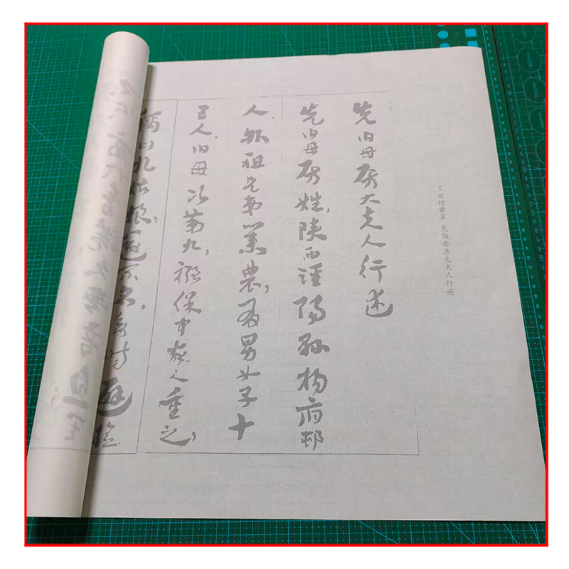 王世镗章草毛笔书法摹写帖临摹