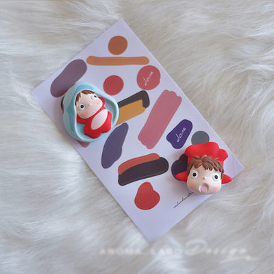 汽车香水出风口装饰宗介波妞香薰