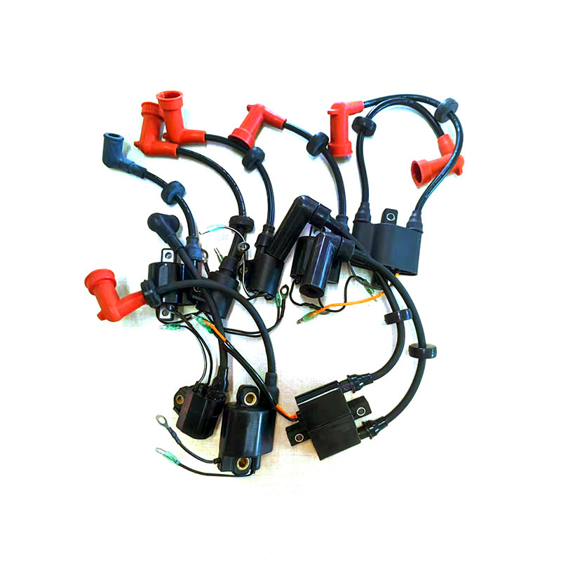 适用雅马哈船外机国产百胜海的航凯水星东发点火器高压包点火线圈