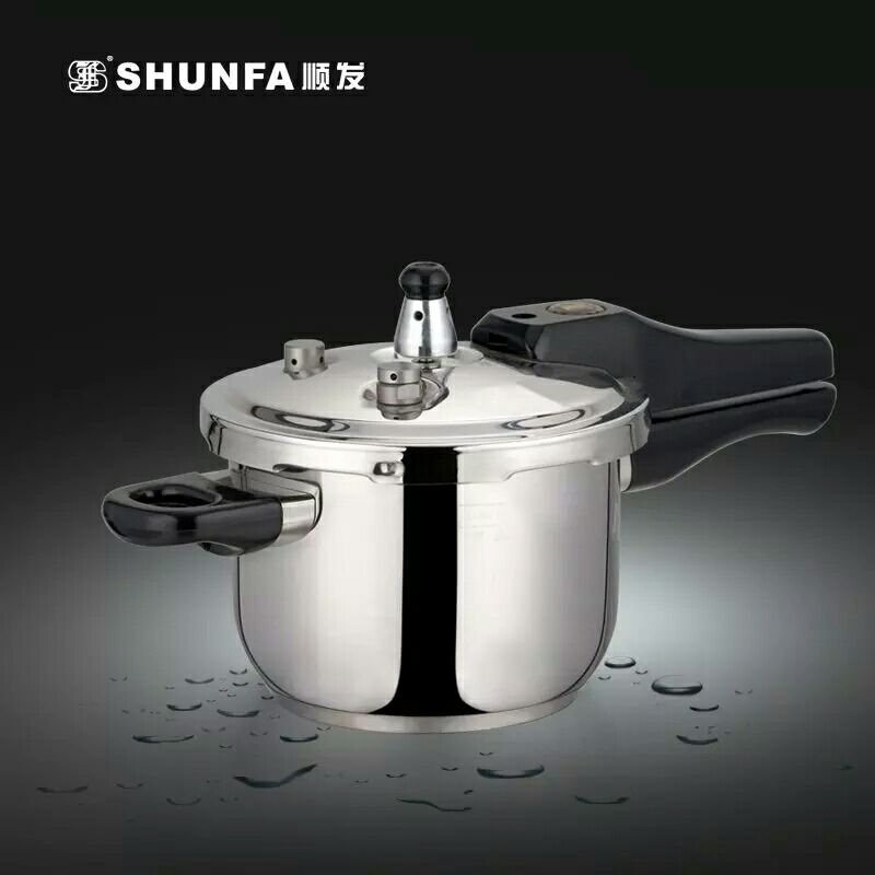 顺发304不锈钢高压锅u型16-32cm压力锅电磁炉燃气灶通用特惠包邮