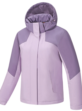 贵人鸟正品女装2025冬季新款运动休闲女防风冲锋衣棉外套F2255012