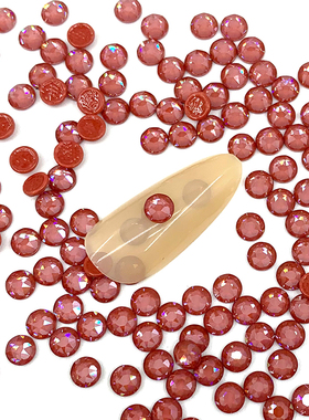 施华洛水晶钻团2038/2078圆形栗色001L160I烫钻美甲DIY