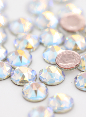 施华洛水晶华子钻2038/2078HF闪烁白色001SHIM圆烫钻美甲服饰DIY