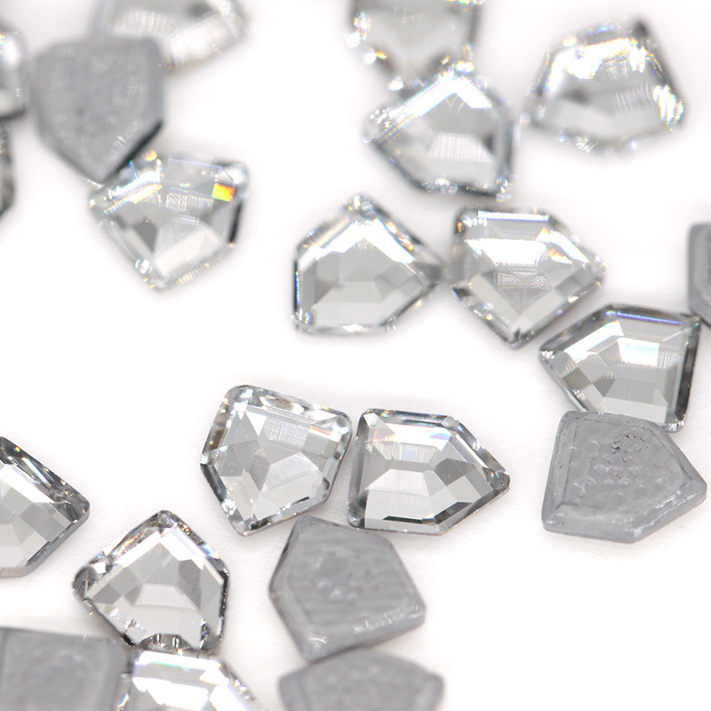 施华洛水晶华子2775hf异形001白色烫钻网红抖音款diy美甲服饰散钻