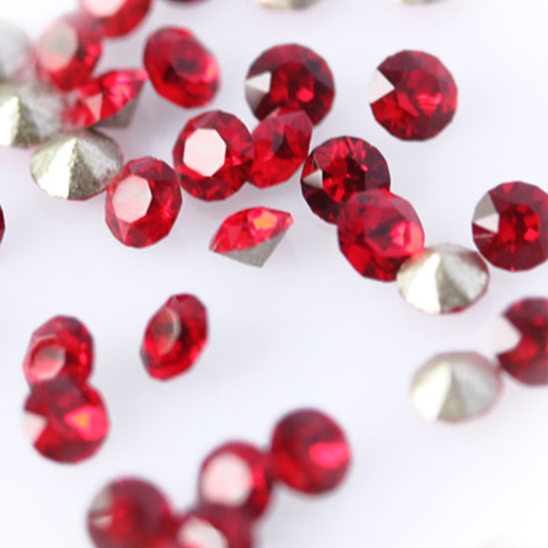 奥地利进口红色尖底钻diy饰品钻