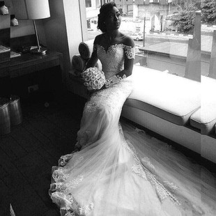 Bridal Gown Dresses Wedding 简约森系新娘礼服超仙梦幻拖尾2020